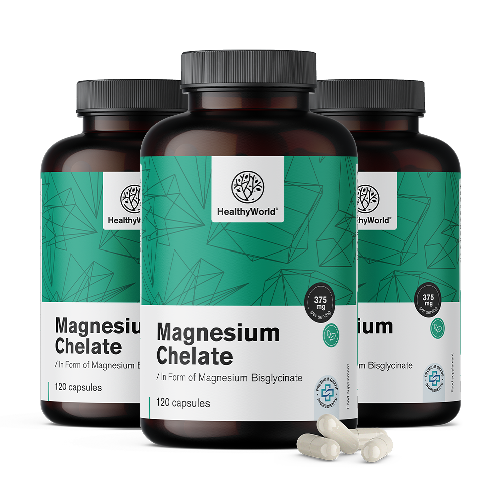 Quelato de magnesio 375 mg