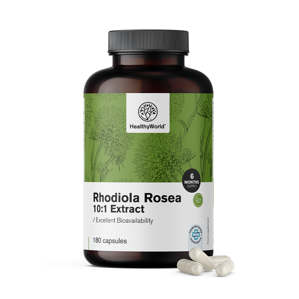Raíz de Rhodiola.