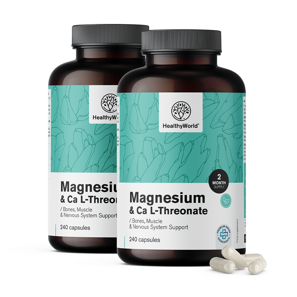 Magnesio + L-Treonato de Calcio.