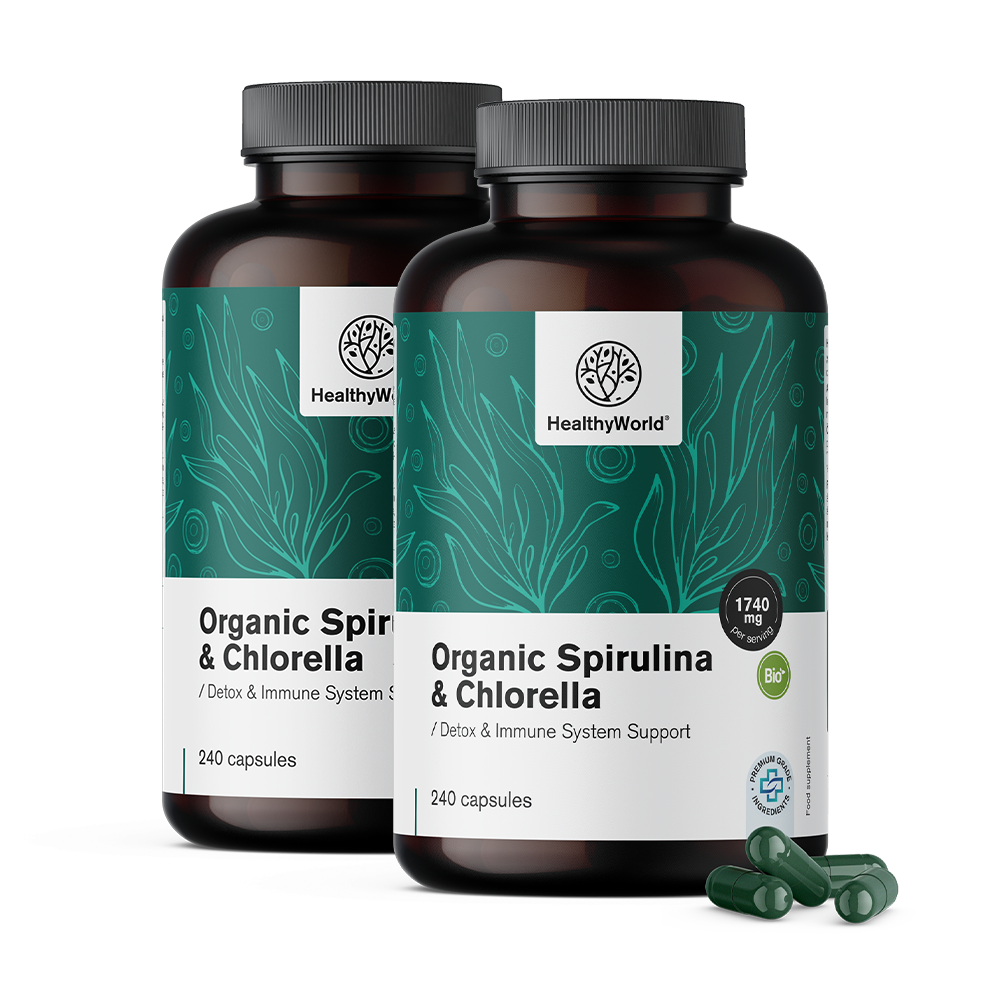 BIO Spirulina y chlorella.