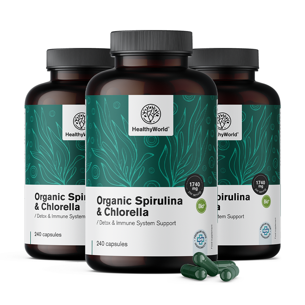 BIO Spirulina y chlorella.