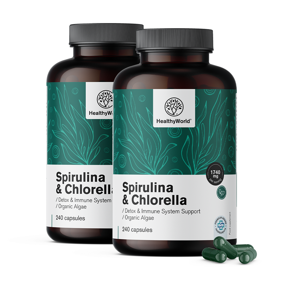 BIO Spirulina y chlorella.