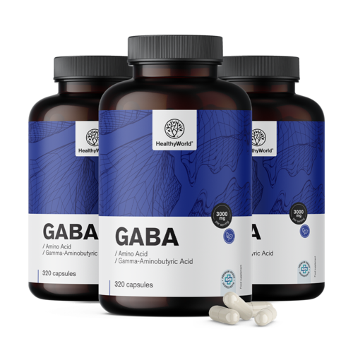 3x GABA 3000 mg, en total 960 cápsulas