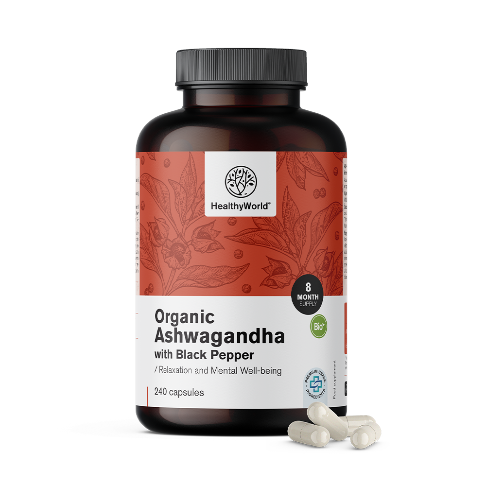 BIO Ashwagandha with black pepper.