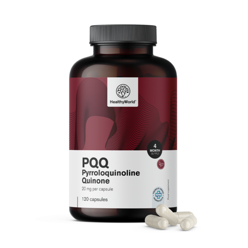 PQQ – Pirroloquinolina quinona 20 mg, 120 cápsulas