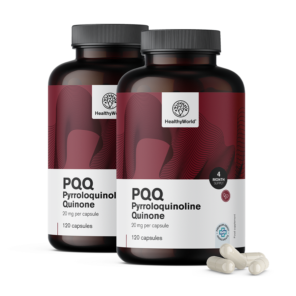 PQQ - pirroloquinolina quinona 20 mg.