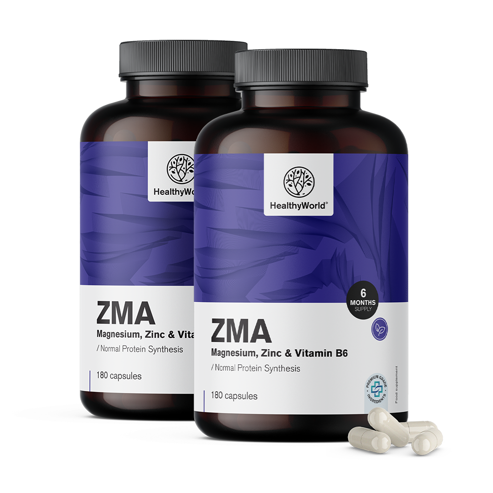 ZMA – magnesio, zinc y B6