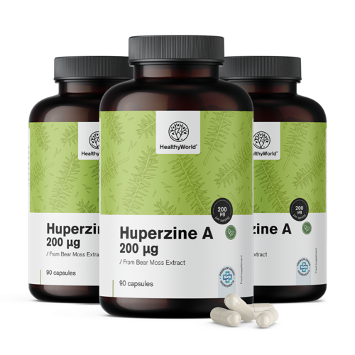 3x Huperzina A 200 µg, en total 270 cápsulas