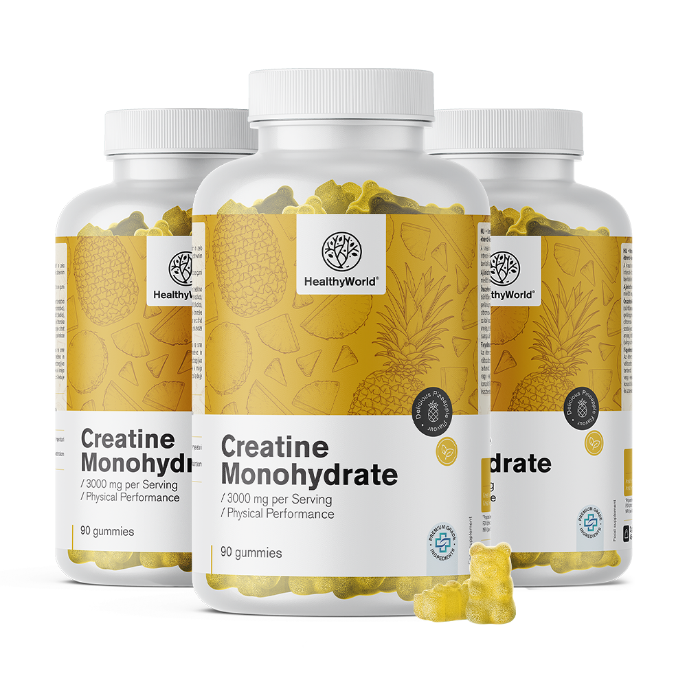 Monohidrato de creatina 3000 mg – piña