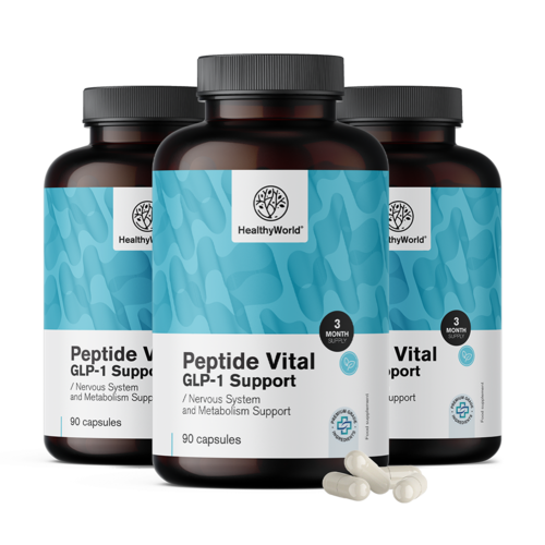 3x Complejo Peptide Vital, GLP-1, en total 270 cápsulas
