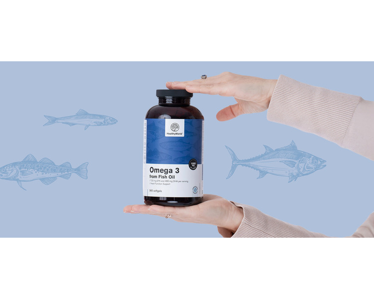 Omega-3 1000 mg – de aceite de pescado